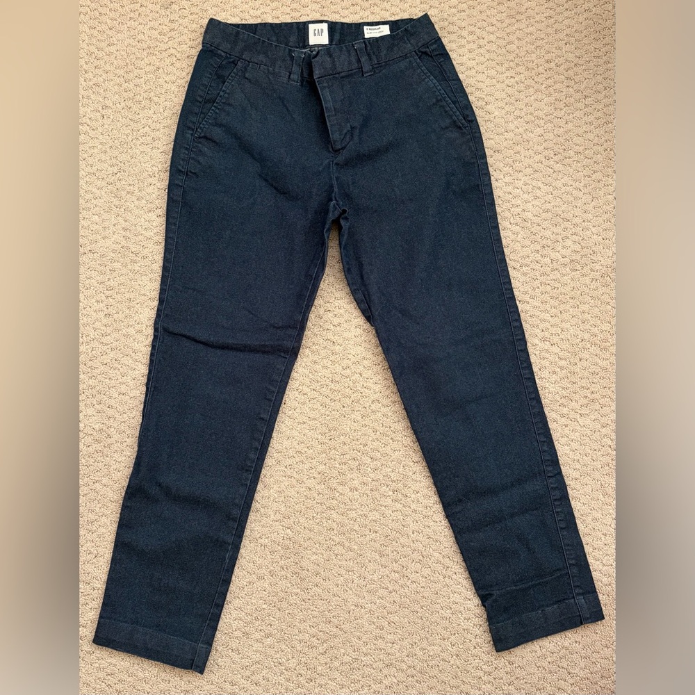 GAP Women's Dark Blue Slim Crop Jeans